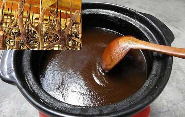 Cao ban long được nấu với quy trình công phu