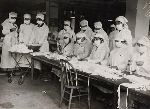 Thực hiện phòng chống đại dịch cúm Tây Ban Nha năm 1918